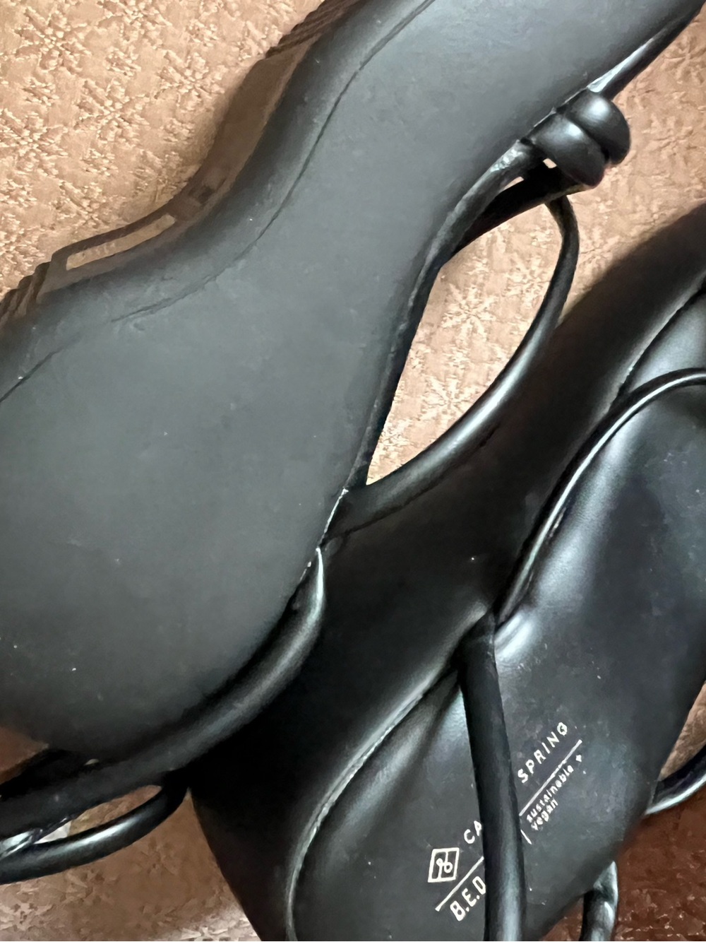 Call It Spring  Minimalist Thong Sandals black n white selling together